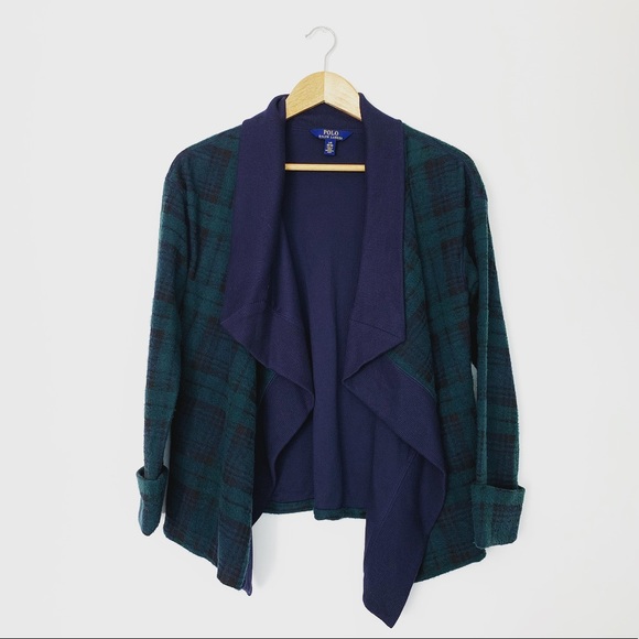 Polo Ralph Lauren Sweaters - Vintage Ralph Lauren Plaid Cardigan
